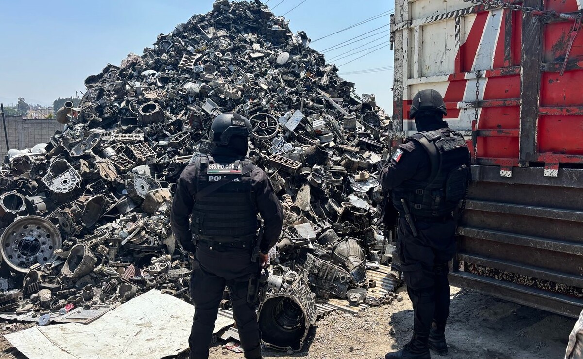 Despliegan Operativo Chatarrero contra robo de metales; un detenido en Toluca