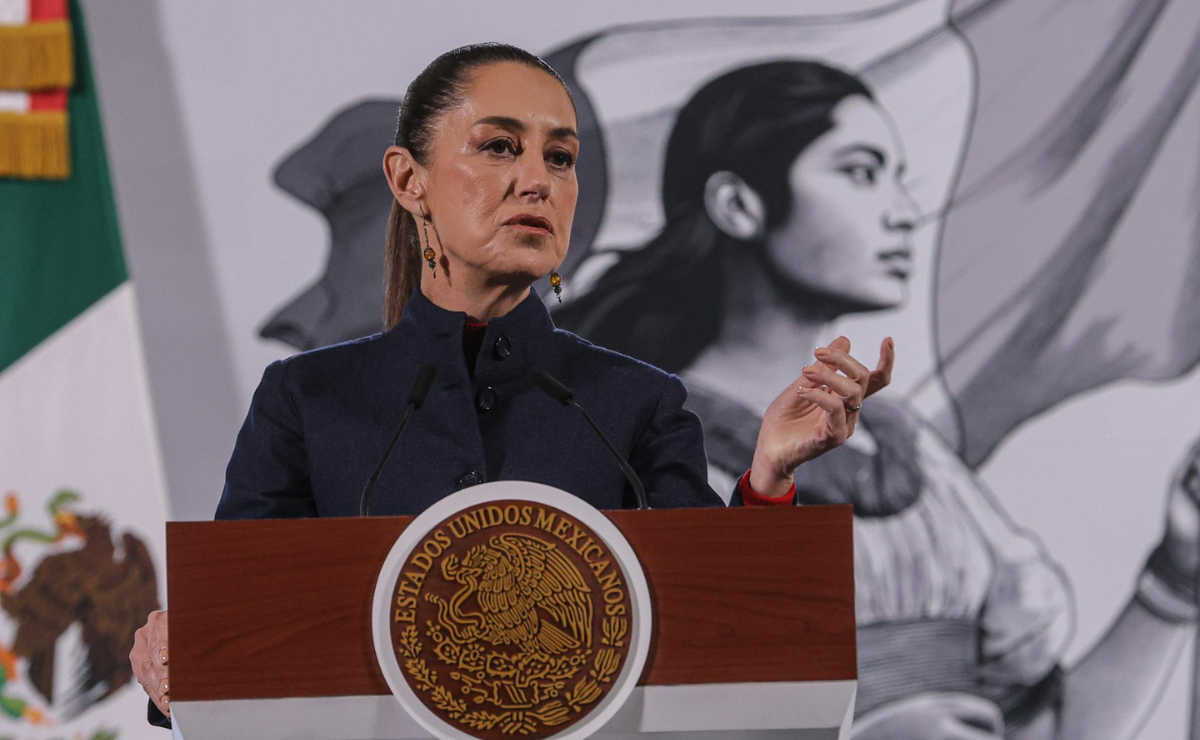 Claudia Sheinbaum, presidenta de México, dio a conocer los acuerdos en su "mañanera" Foto: Gabriel Pano