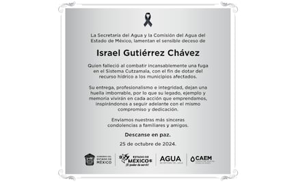 CAEM lamenta profundamente el fallecimiento de su trabajador Israel Gutiérrez Chávez