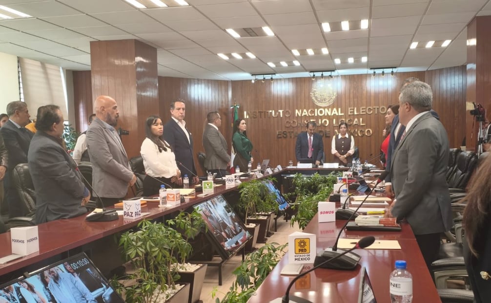 Sesión de instalación del Consejo Local del INE en el Estado de México de cara a los comicios del próximo 6 de junio de 2027. Foto Especial