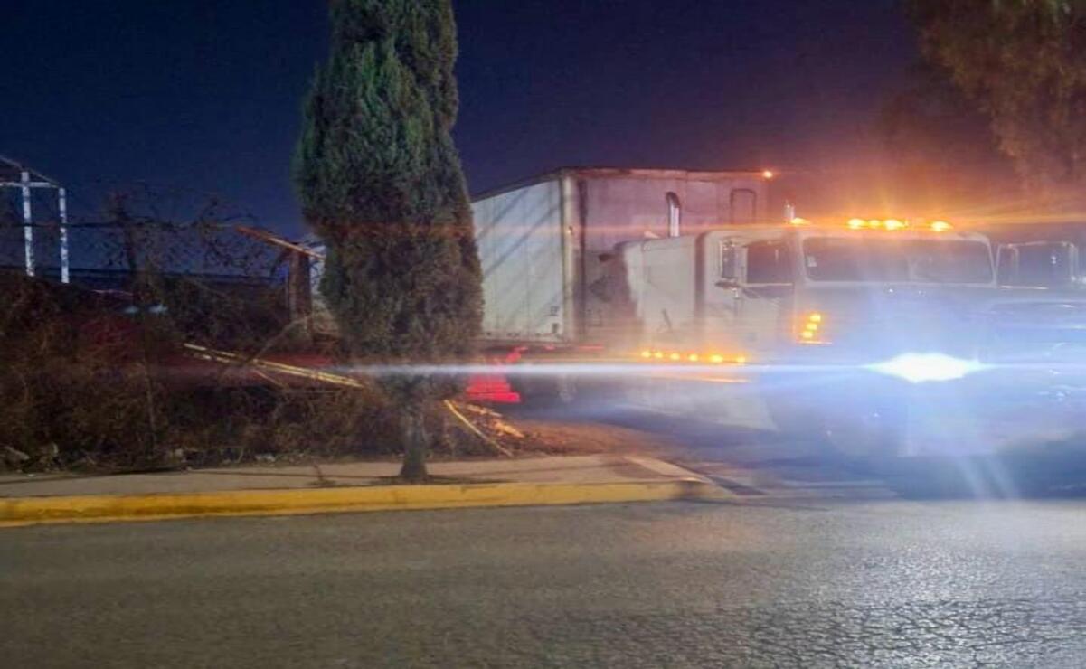 Se desplegó el operativo en la avenida San Pablito, de Tultepec / Foto: Especial