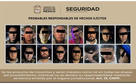 Acolman: Detienen a 16 presuntos "huachicoleros" armados tras enfrentamiento