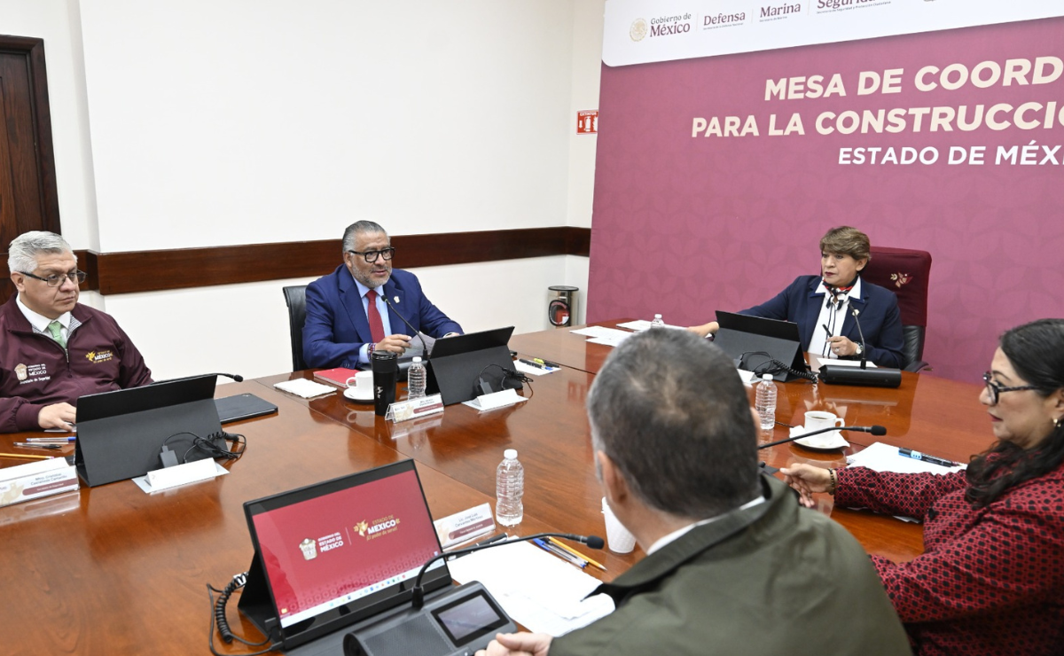 Mesa de Coordinación para la Construcción de la Paz del Estado de México Foto: Especial