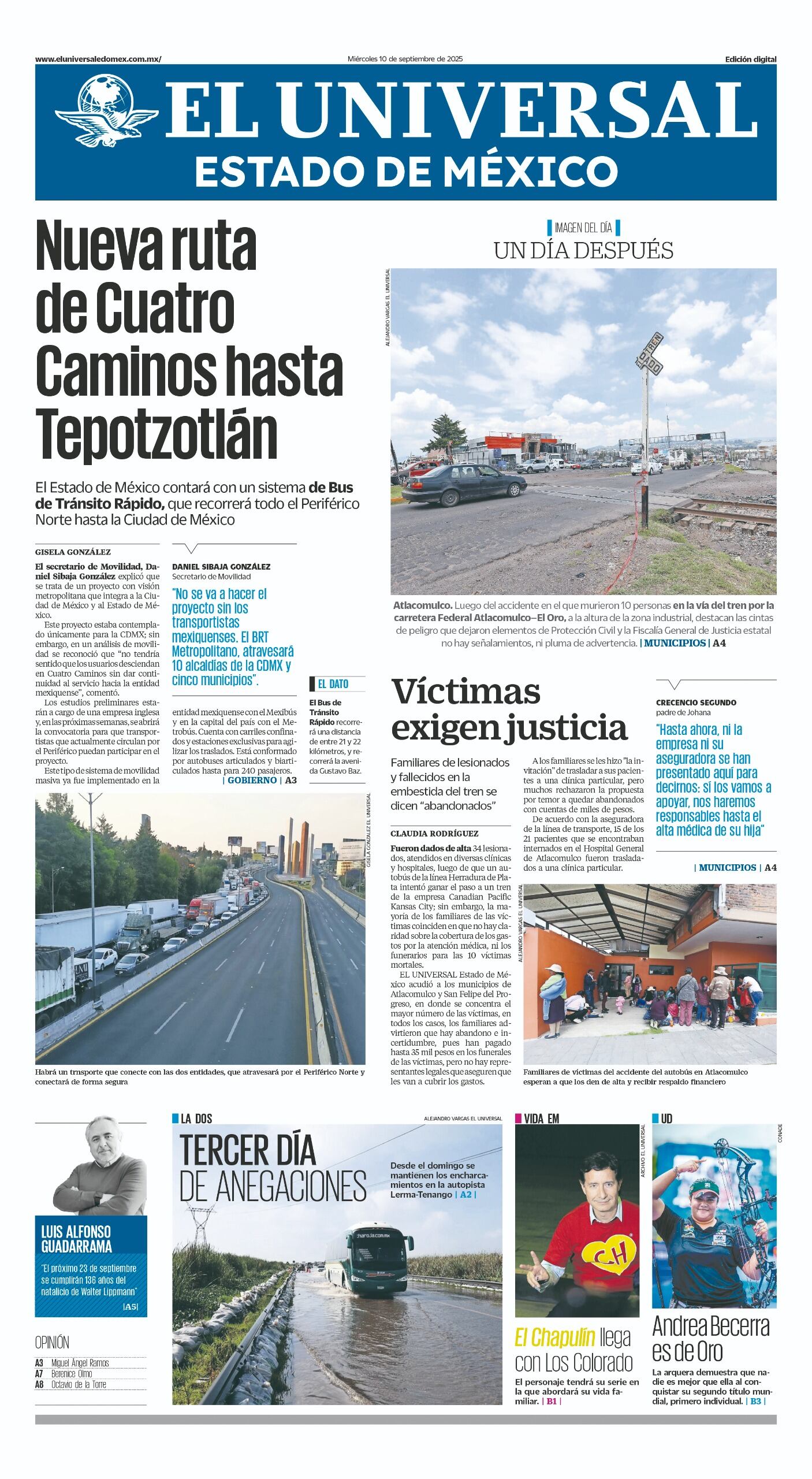 Portada 10 de septiembre 2025