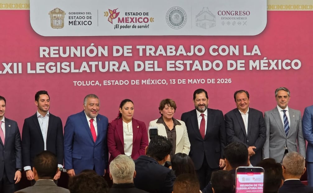 Integrantes del gabinete estatal acompañan el mensaje de unidad y respeto institucional en el Palacio de Gobierno. Foto Especial
