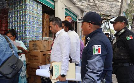 Operativo Tolteca: Suspenden cuatro negocios y combaten la obstrucción de calles en Tlalnepantla