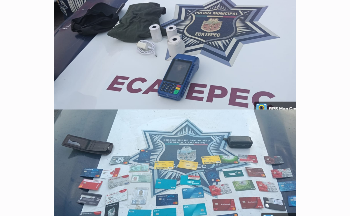 Autoridades informaron que los detenidos adquirían las tarjetas robadas a personas que se dedican al robo de transeúntes Foto: Especial
