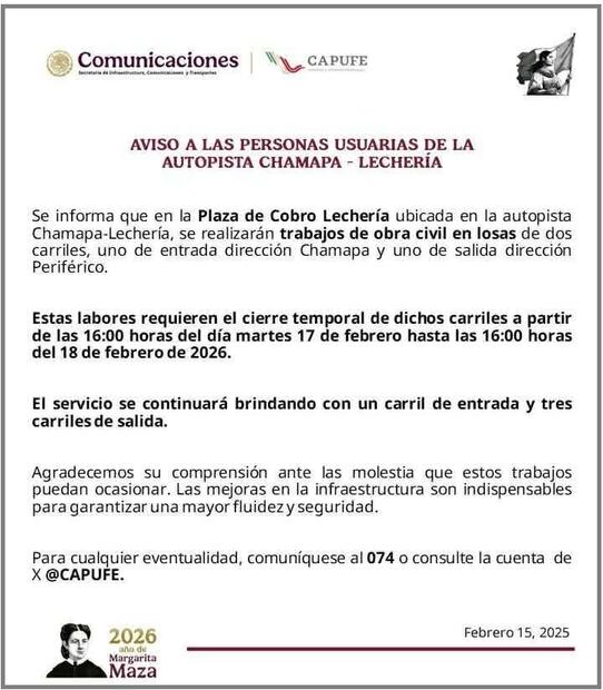 Se recomienda a los usuarios de la autopista Chamapa-Lechería anticipar sus tiempos de traslado. Foto Especial