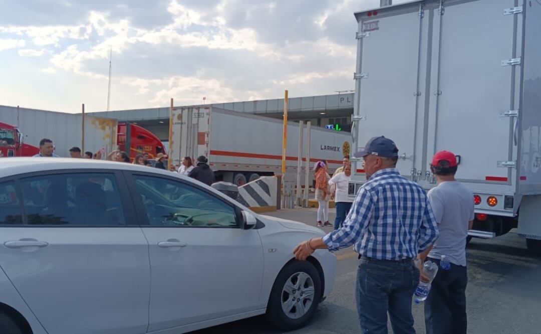 Sin agua, no hay paso: La exigencia de Teoloyucan en la México-Querétaro. Foto: Especial