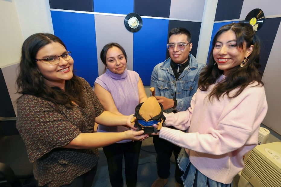 Integrantes de Salamandra Studio, el colectivo de la UAEMéx que llevó la animación estudiantil a la competencia profesional. Foto Especial