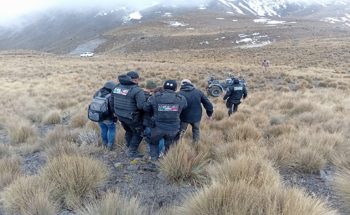 La caída le ocasionó lesiones en la cara, manos y piernas / Foto Especial