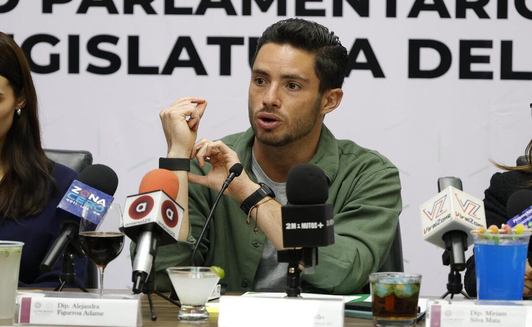 José Alberto Couttolenc, líder estatal del PVEM / Foto Arturo Hernández