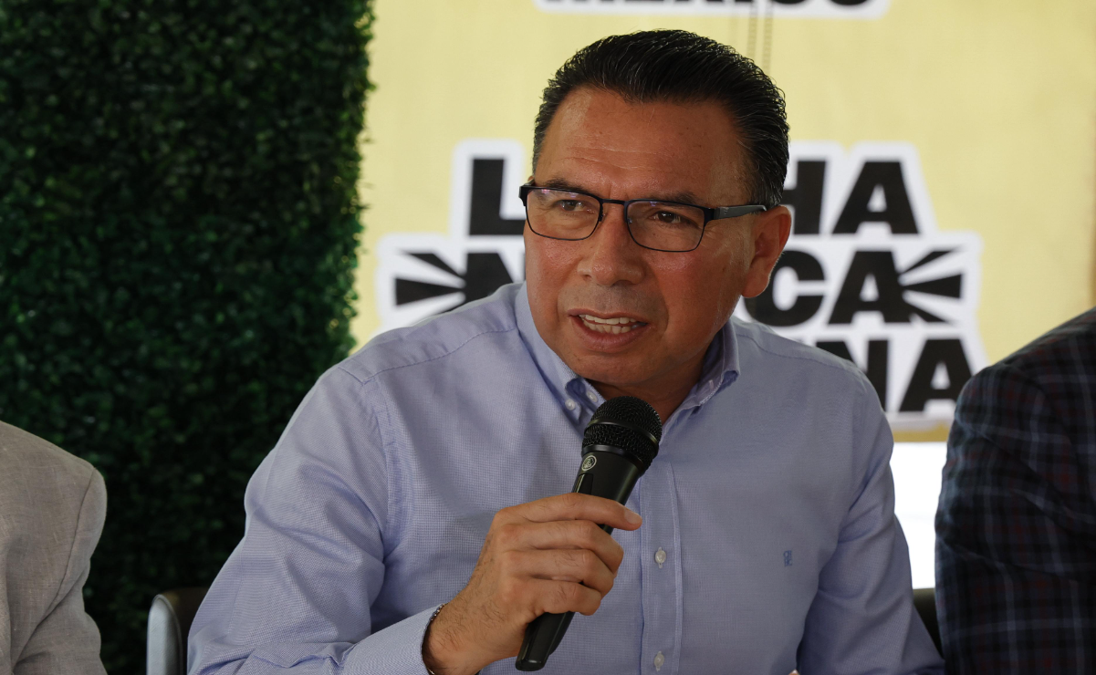 Arturo Piña García, dirigente del nuevo Sol Azteca / Foto Arturo Hernández