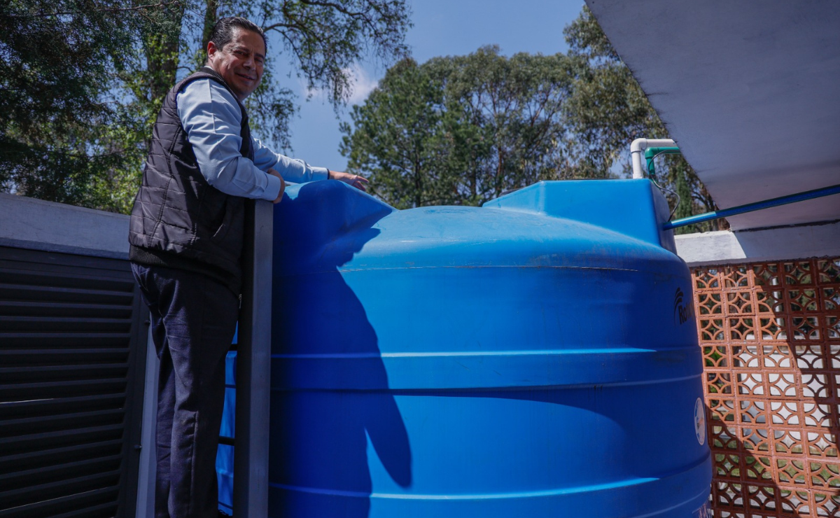 Los sistemas pluviales están diseñados para atender el desabasto de agua / Foto: Arturo Hernández