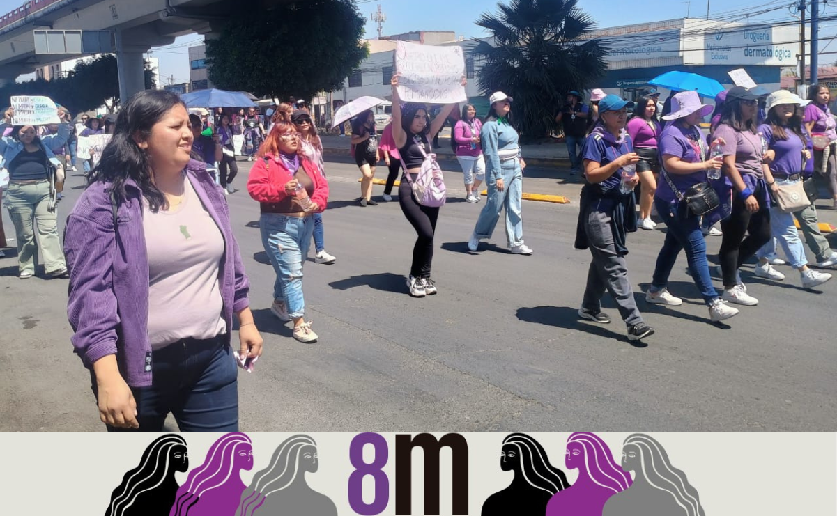 Los contingentes mostraron mensajes como "Todas las madres merecen ver a sus hijas volver" y "sembraremos rebeldía hasta cosechar libertad". Foto Especial