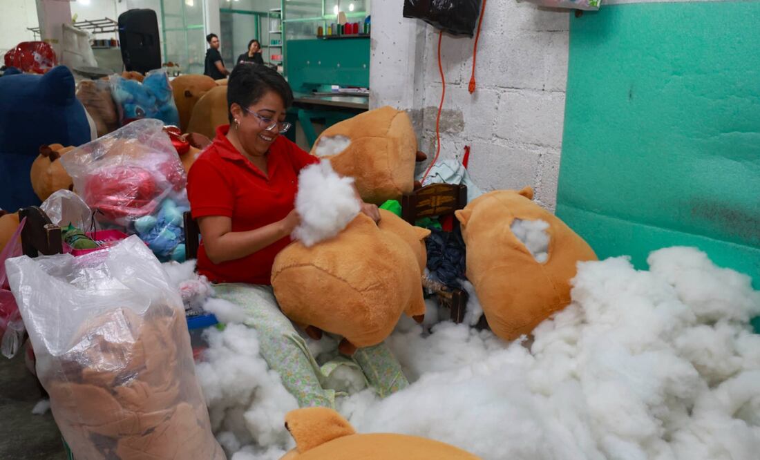 Graciela Juárez Maldonado, una mujer emprendedora que ha convertido su pasión por los peluches en un negocio exitoso. Foto: Alejandro Vargas