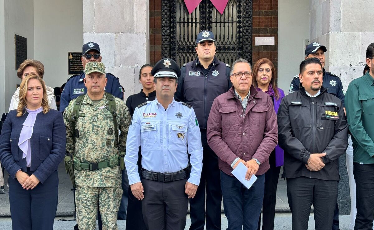 Las autoridades municipales garantizan la seguridad tanto en el municipio de Toluca como en las entradas y salidas / Foto Claudia Rodríguez