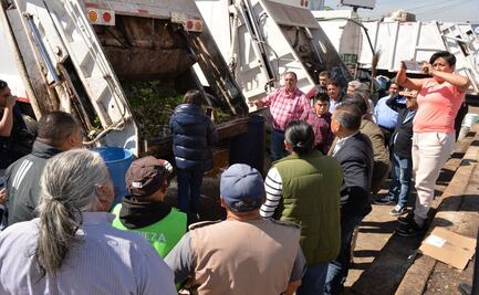 Supervisan manejo de residuos en la Central de Abasto de Ecatepec