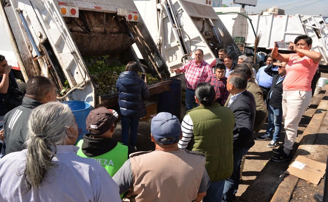 Los residuos orgánicos representan el 44% de los desechos que se generan a diario en la Central de Abasto. Foto: Especial