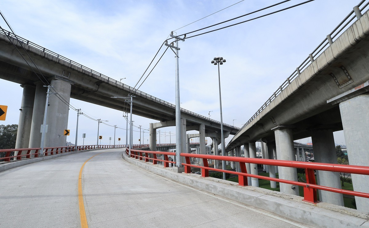 El oriente del Estado de México se conecta con la CDMX a través del nuevo viaducto. Foto: Especial