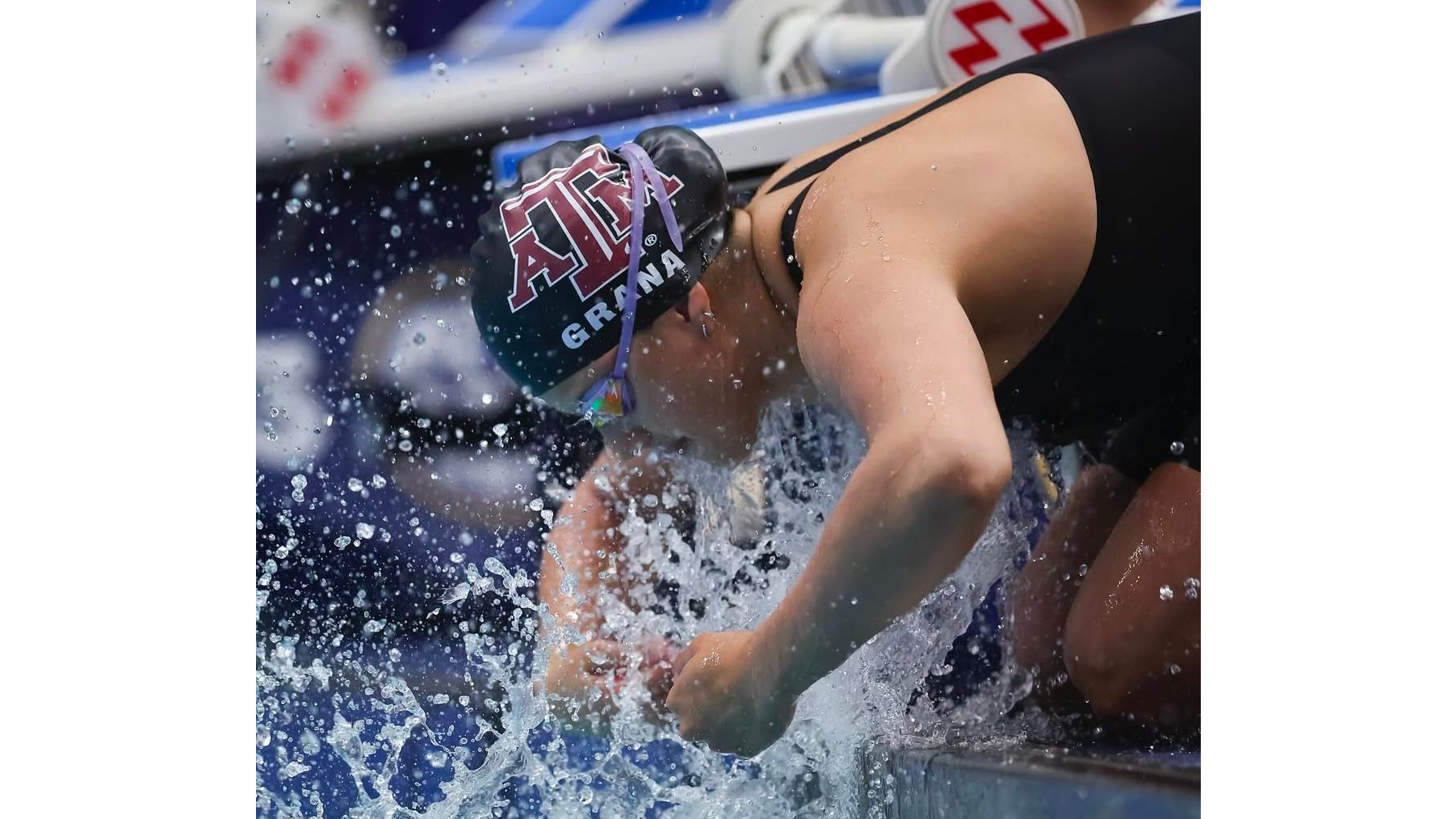 Miranda Grana demostró su talento en el Campeonato Mundial de Natación de Curso Corto. Foto: Especial