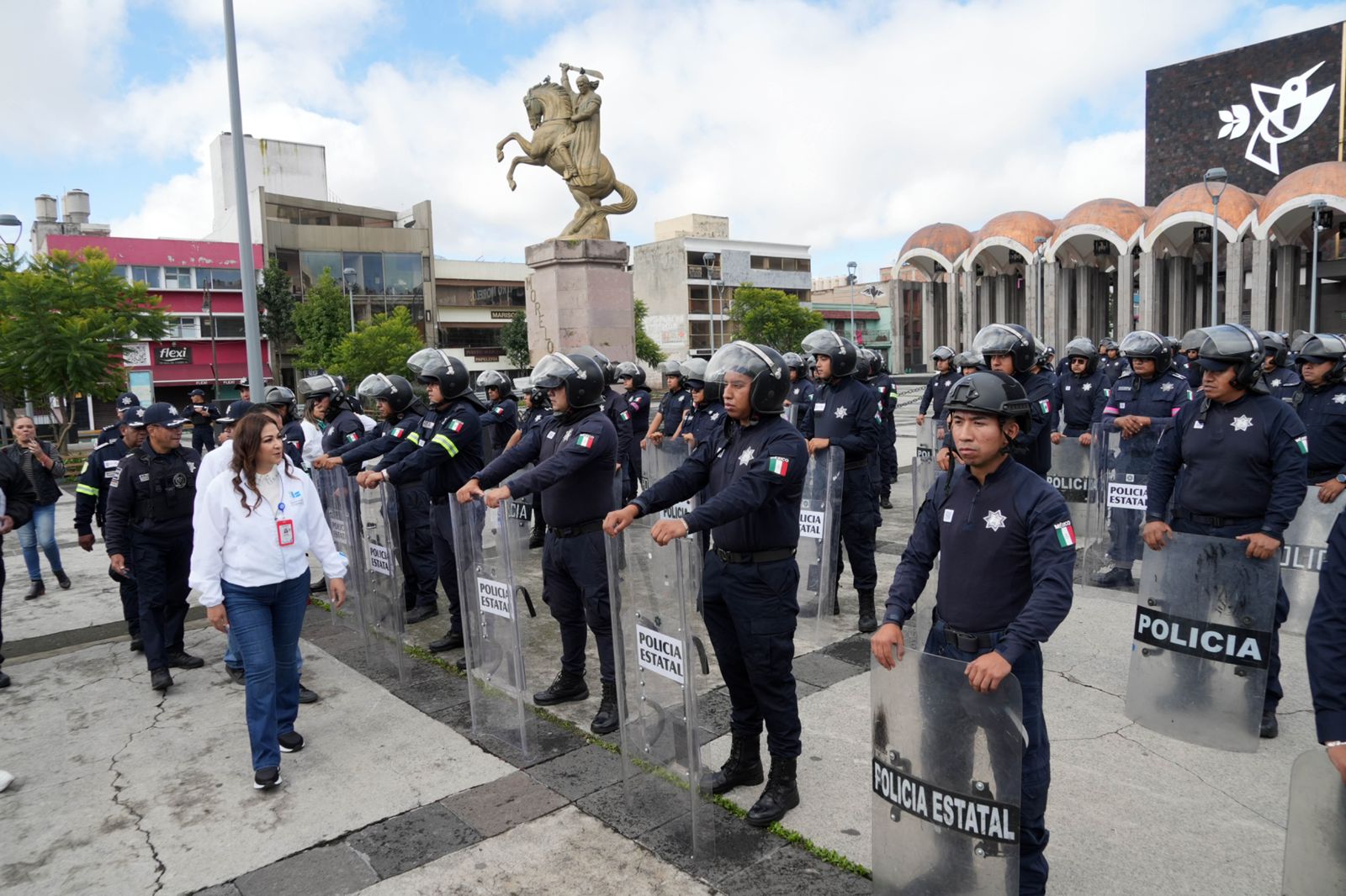 CODHEM supervisa a policías para las movilizaciones del #28S