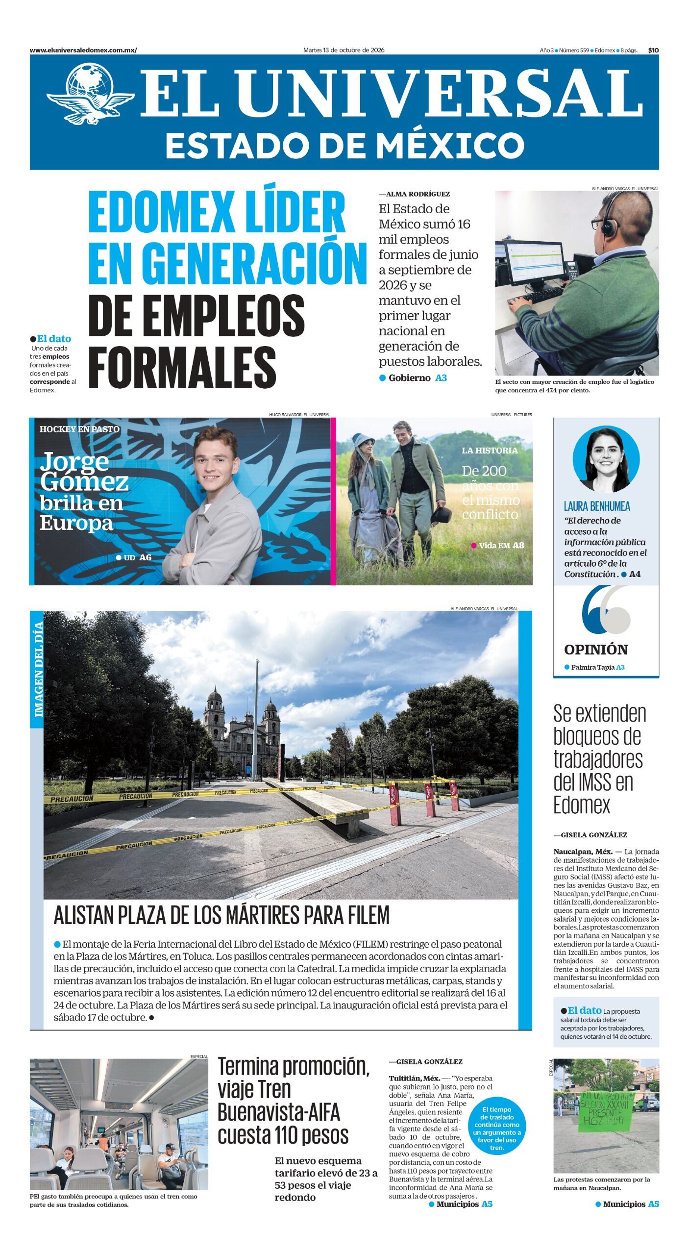 Portada 13 de octubre de 2026