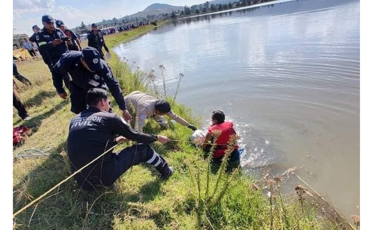 Confirman hallazgo de joven desaparecido en presa de Ixtlahuaca