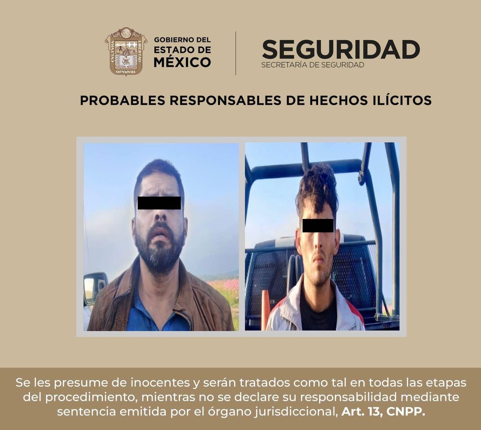 Probables responsables de hechos ilícitos