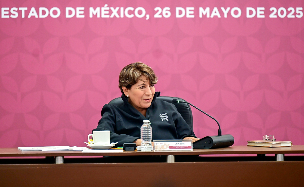 Delfina Gómez: Reducción récord en delitos con la EOO. Foto: Especial