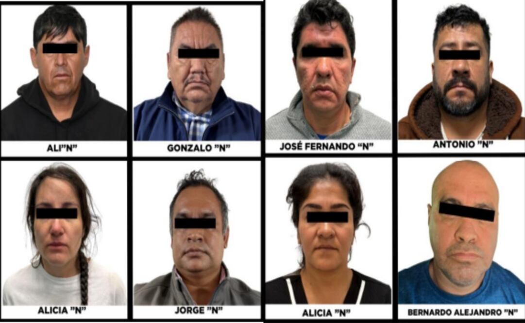 Se presume que este grupo de individuos detenidos formaba parte de las estructuras de financiamiento del grupo criminal con orígenes en Michoacán / Foto: Especial