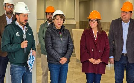 Delfina Gómez supervisa reconstrucción de la Unidad de Medicina Familiar 93 en Ecatepec