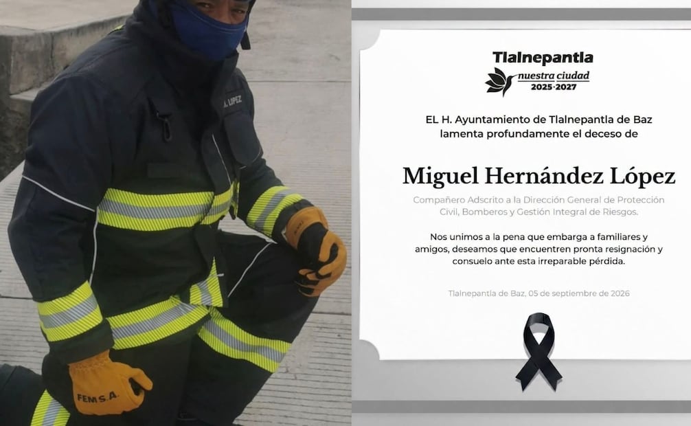 El gobierno municipal confirmó el deceso del bombero Miguel Hernández López y expresó sus condolencias a la familia. Foto Especial