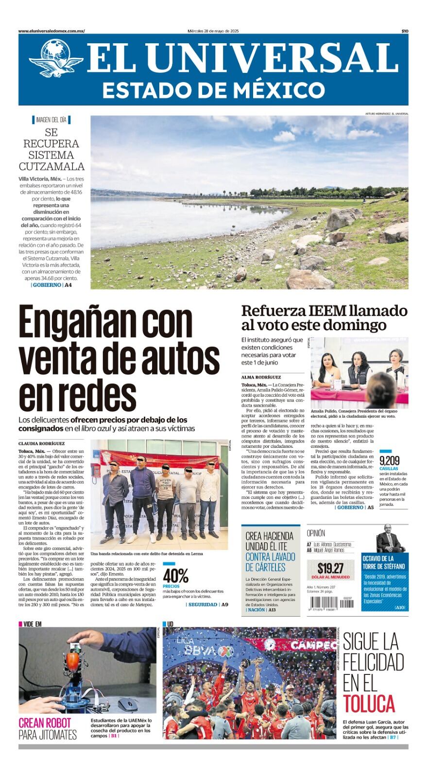 Portada 28 de mayo 2025