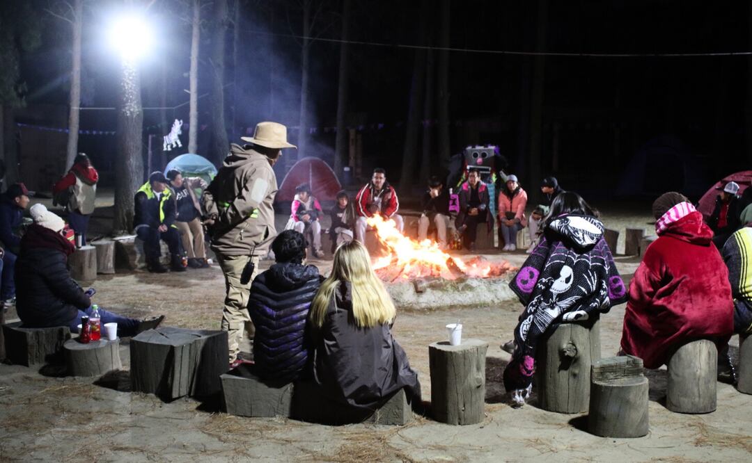 Familias en Zacango viven una conexión única con la naturaleza durante el campamento por un planeta verde. Foto: Especiales