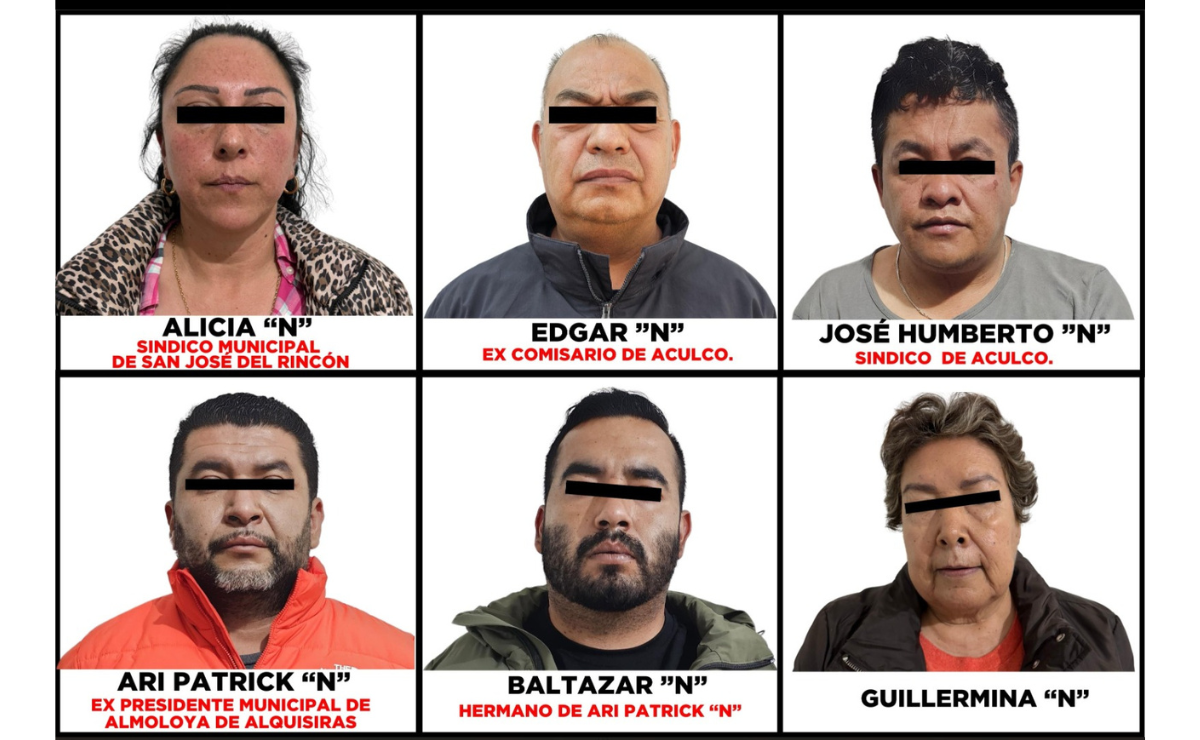 Operativo "Enjambre" desmantela red de corrupción en el Estado de México. Foto: Especial