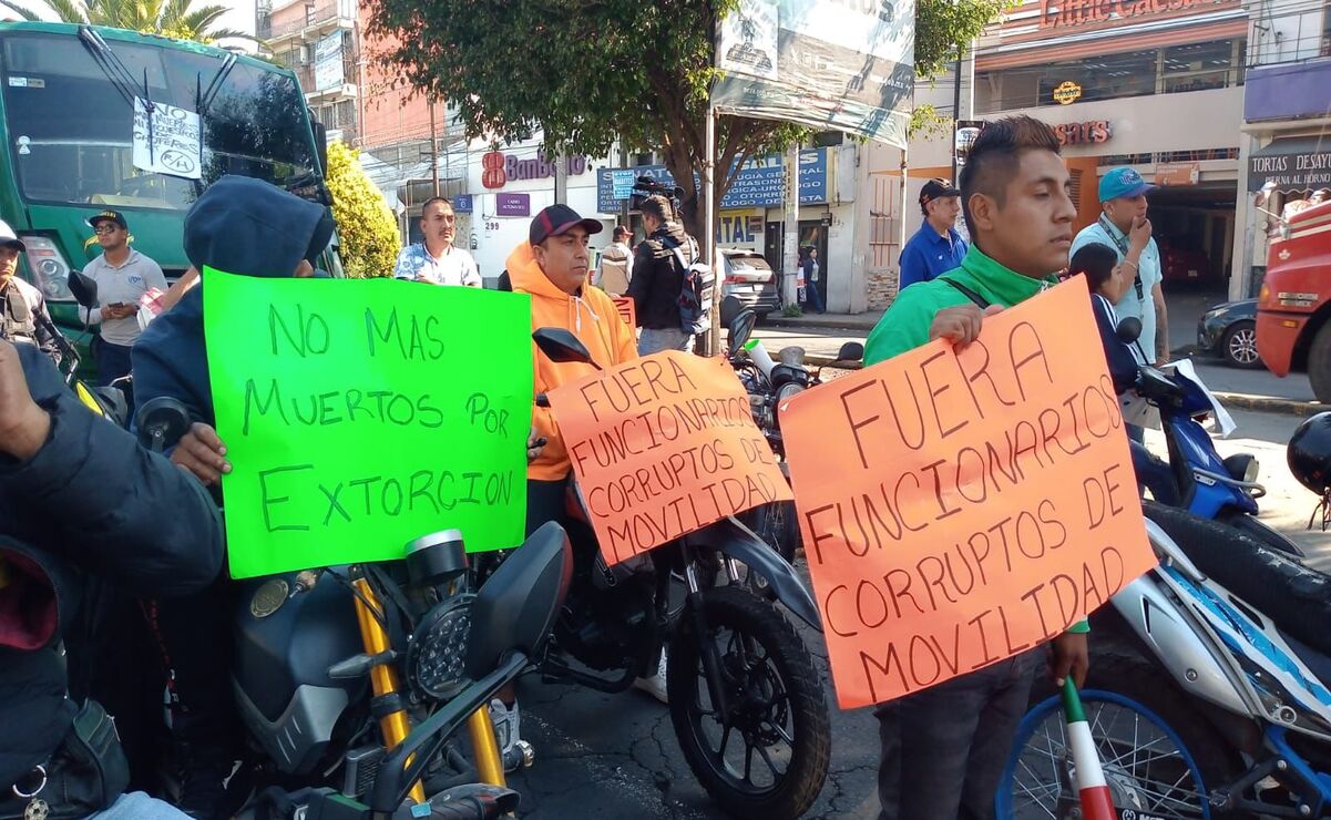 Los transportistas denuncian delitos contra el crimen organizado y corrupción de autoridades. Foto: Especial