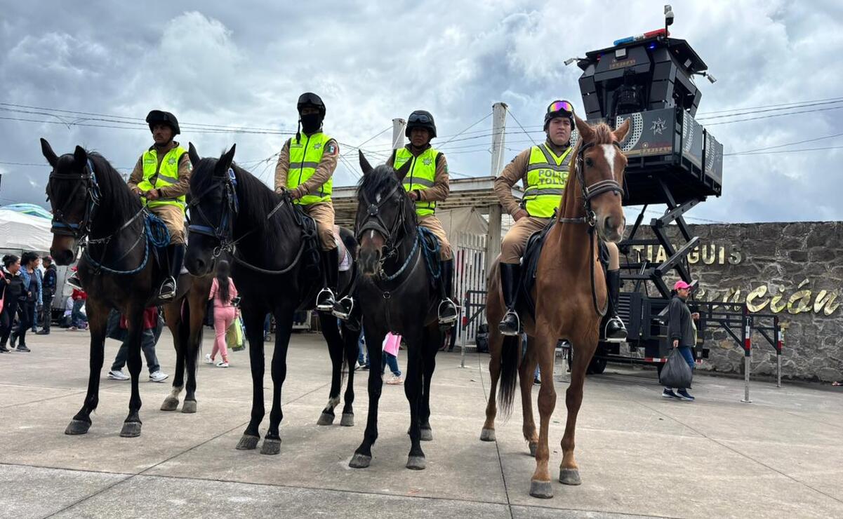Se realizan patrullajes a pie y recorridos motorizados en la periferia e interior del mercado de Palmillas / Foto Especial