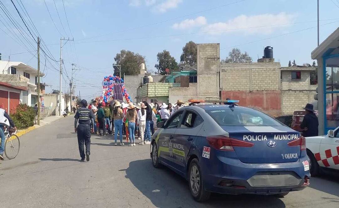 Los policías efectuaron patrullajes para garantizar la seguridad y el orden de los participantes / Foto: Especial