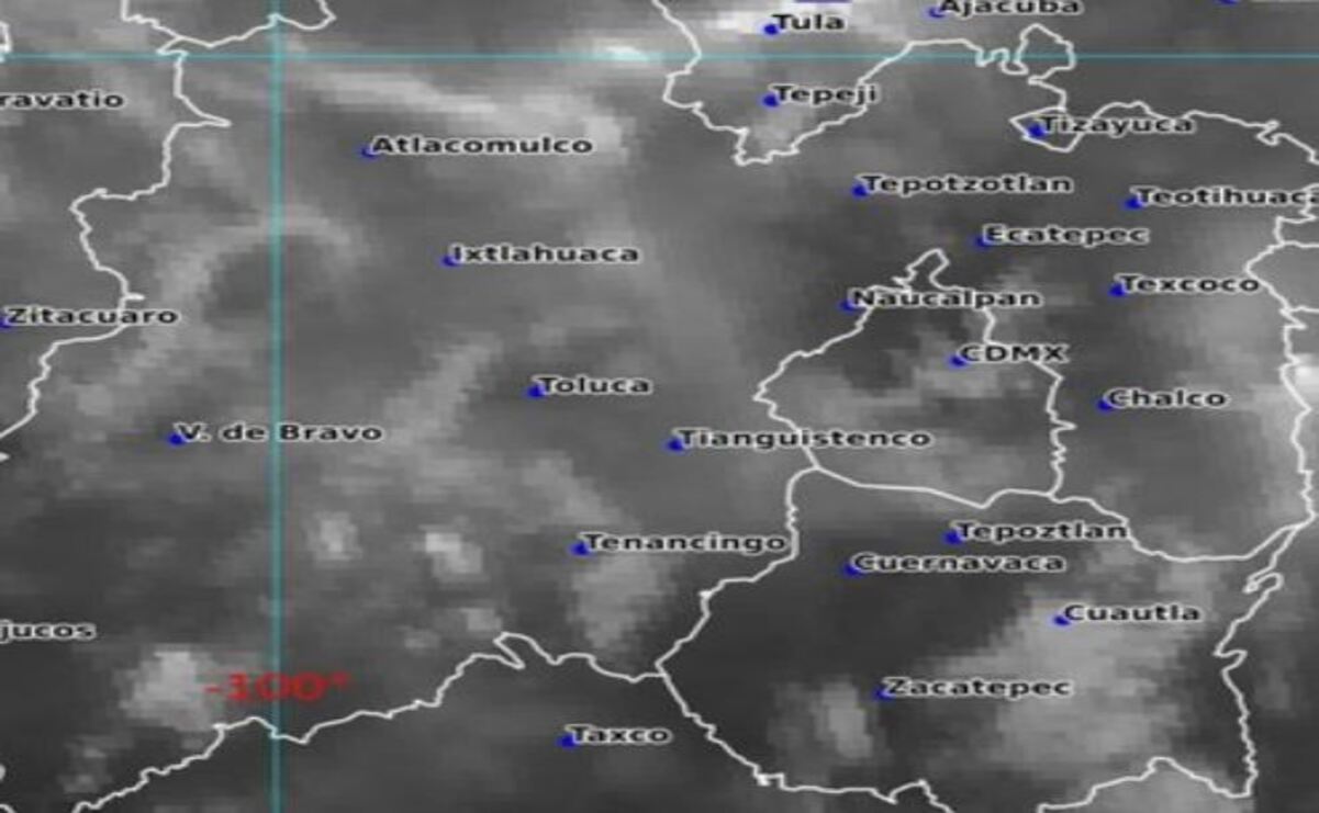 Clima en Edomex: cielo medio nublado, ambiente templado a cálido