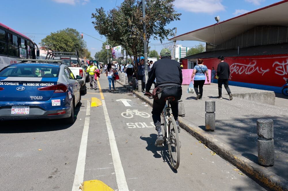 La ciclovía de Isidro Fabela lleva 20% de avance en su construcción. Foto Alejandro Vargas