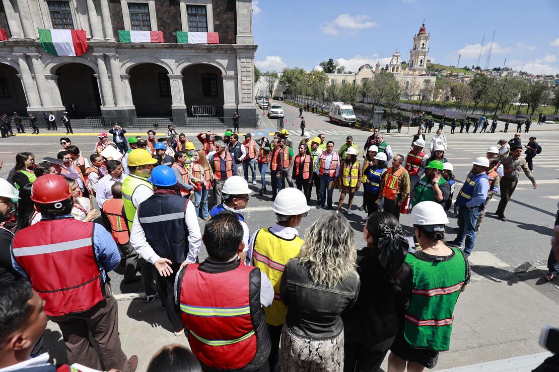 l próximo 19 de septiembre en punto de las 12:00 horas, por lo menos 50 de los 310 altavoces ubicados principalmente en Toluca van a emitir la alerta sísmica esto como parte del segundo Simulacro Nacional 2025 / Foto Alejandro Vargas EL UNIVERSAL