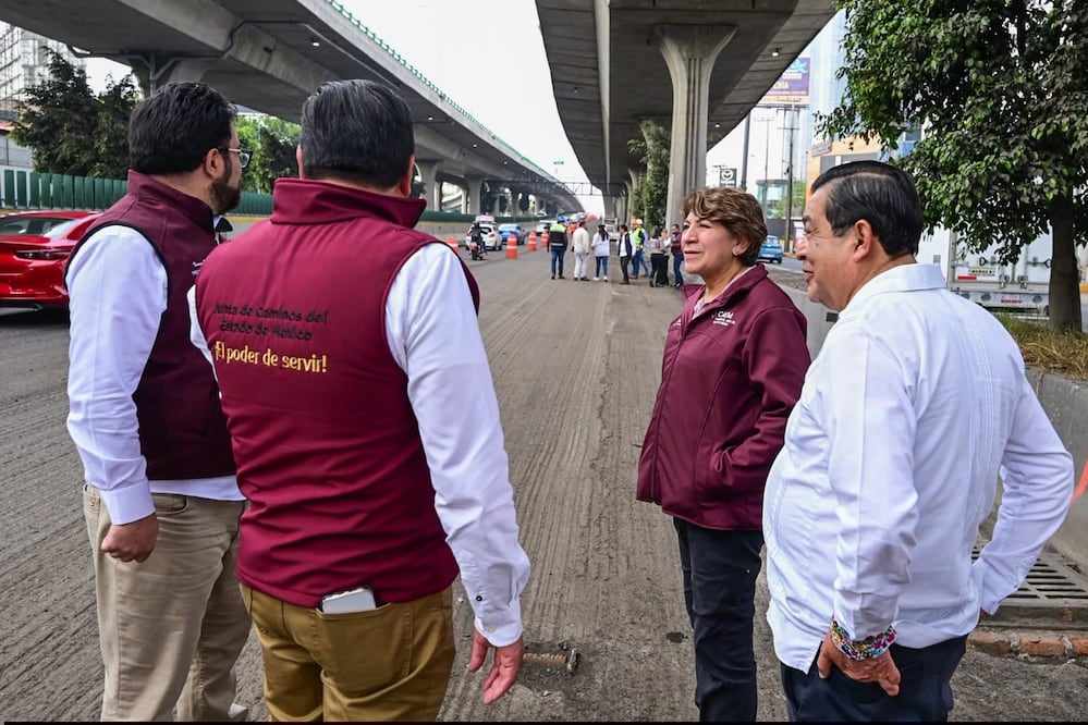 La obra busca solucionar el deterioro vial en el tramo que conecta la Ciudad de México con la caseta de Tepotzotlán. Foto Especial