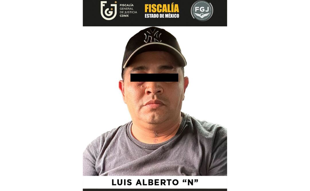Luis Alberto "N", uno de los líderes de la banda "Los 300", fue vinculado a proceso por el delito de extorsión, tras ser detenido por autoridades mexiquenses y de la CDMX. Foto: Especial