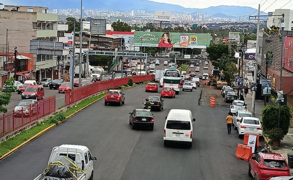 La obra vial en Gustavo Baz coincide con el desarrollo de la infraestructura para la nueva Línea 5 del Mexibús. Foto Gisela González / El Universal