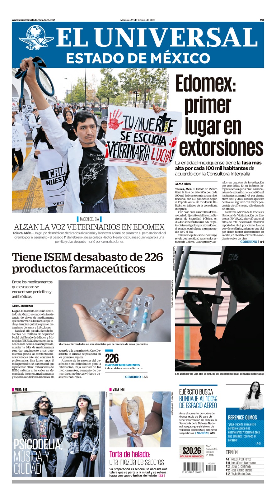 Portada 19 de febrero 2025
