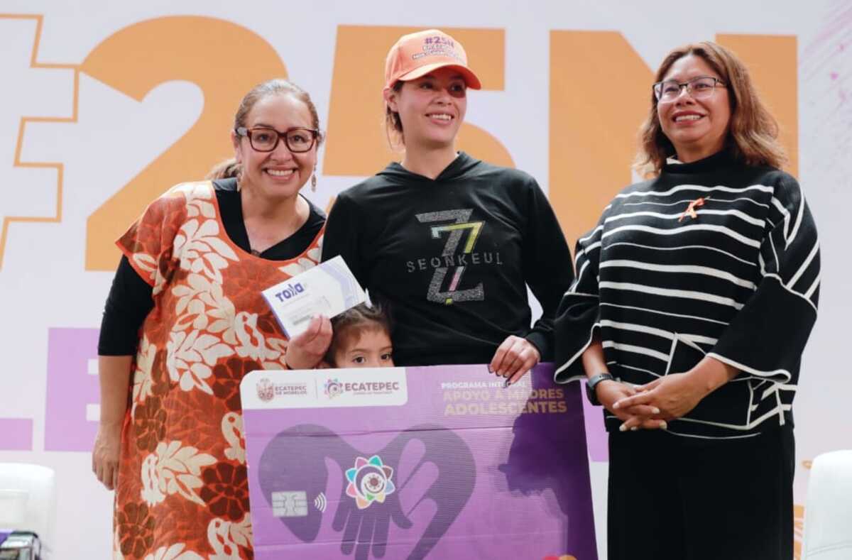 En el Centro Regional de Cultura, Arte y Deporte de Las Américas, la alcaldesa reconoció que la maternidad temprana muchas veces no es una elección libre. Foto: especial