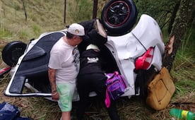Lluvia provoca volcadura en la Tlamacas-Paso de Cortés; hay 2 estudiantes muertos en Amecameca