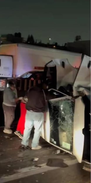 Capufe y la Guardia Nacional División Caminos atendieron ambos eventos y exhortaron a los conductores a extremar precauciones.  Foto: especial