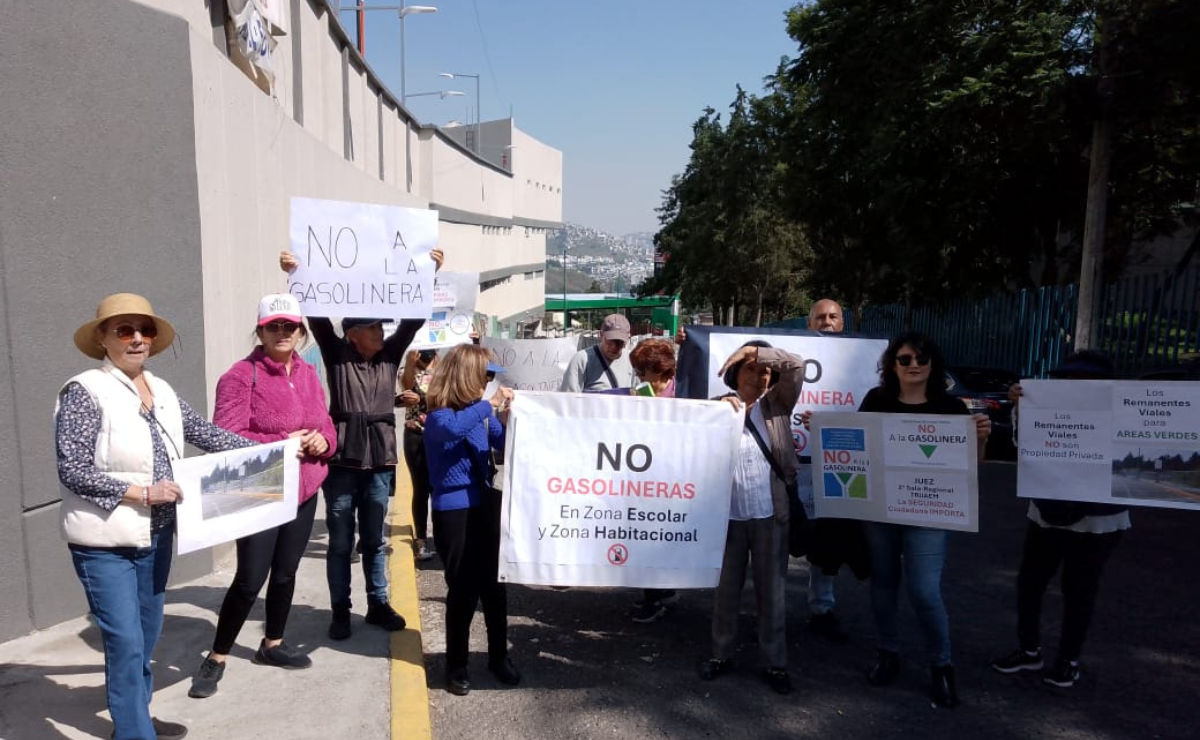 ¡Fuera gasolinera de Lomas Verdes! Vecinos de Naucalpan exigen justicia
